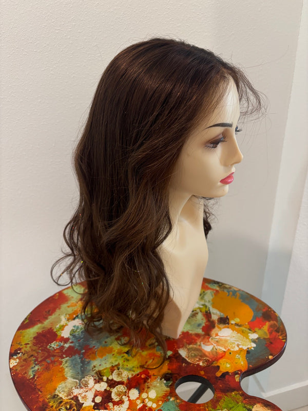 Custom wig on mannequin at Stylist1 Stuart Florida